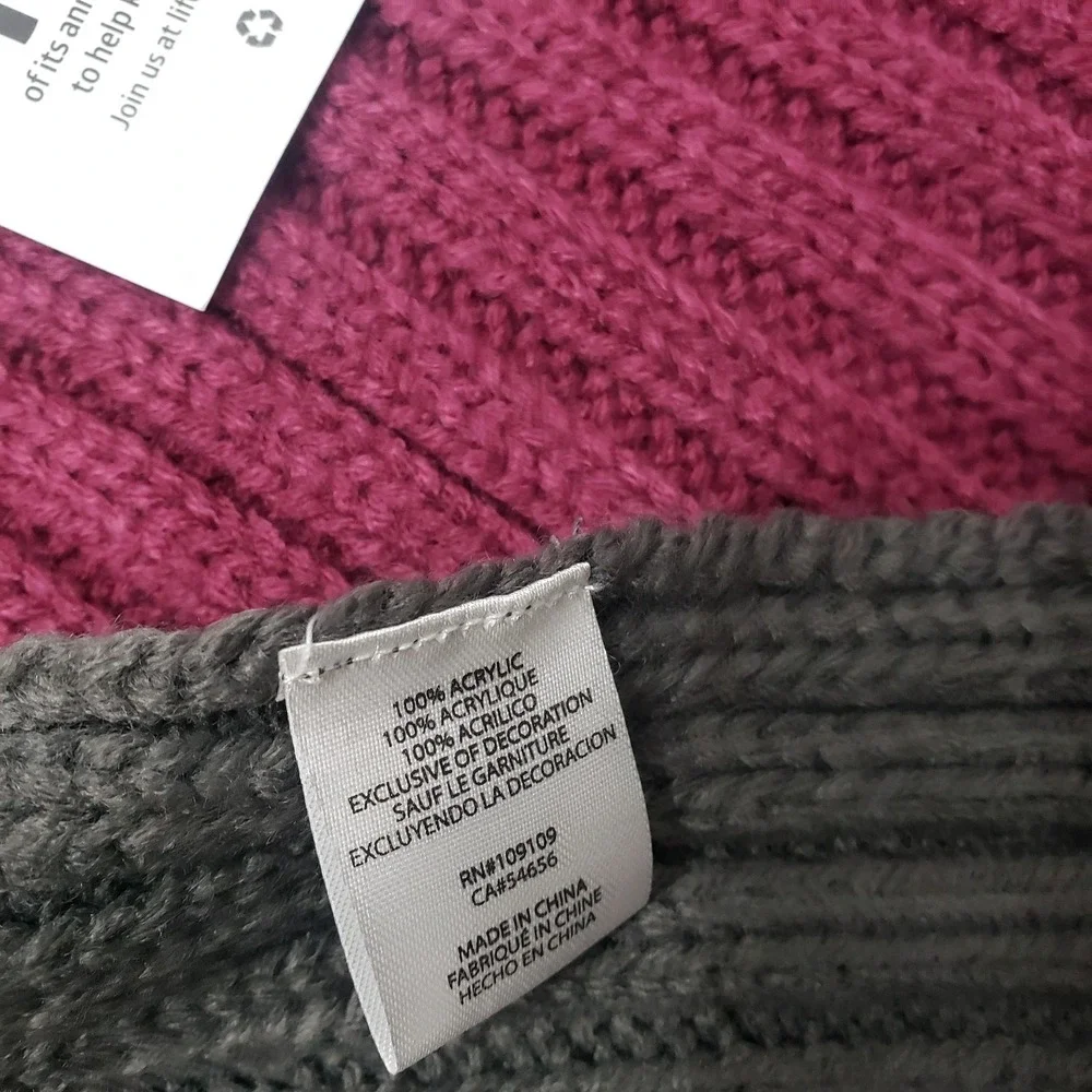 Life Is Good Scarf Womens Multicolor Acrylic NWT Color Block